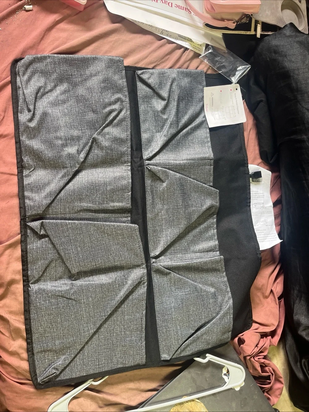 thirty-one Gray & Black Hanging Garment Organizer